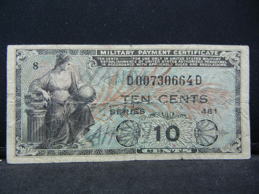 Series 481 United States Military Payment Certificate (1 of 2)