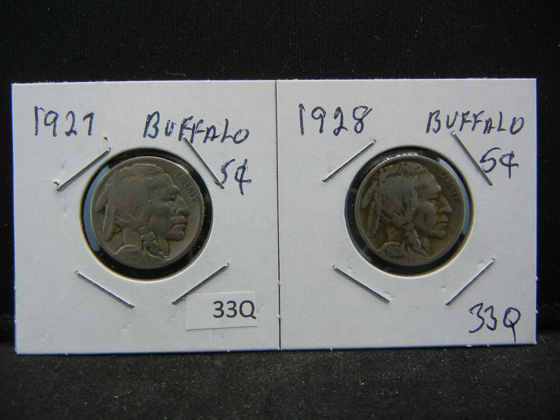1927, 28 Buffalo Nickels (1 of 3)
