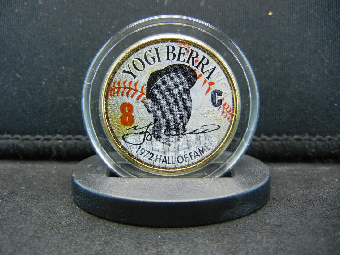 (BASEBALL LEGEND/YOGI BERRA-1972 HALL OF FAME), (1 of 3)