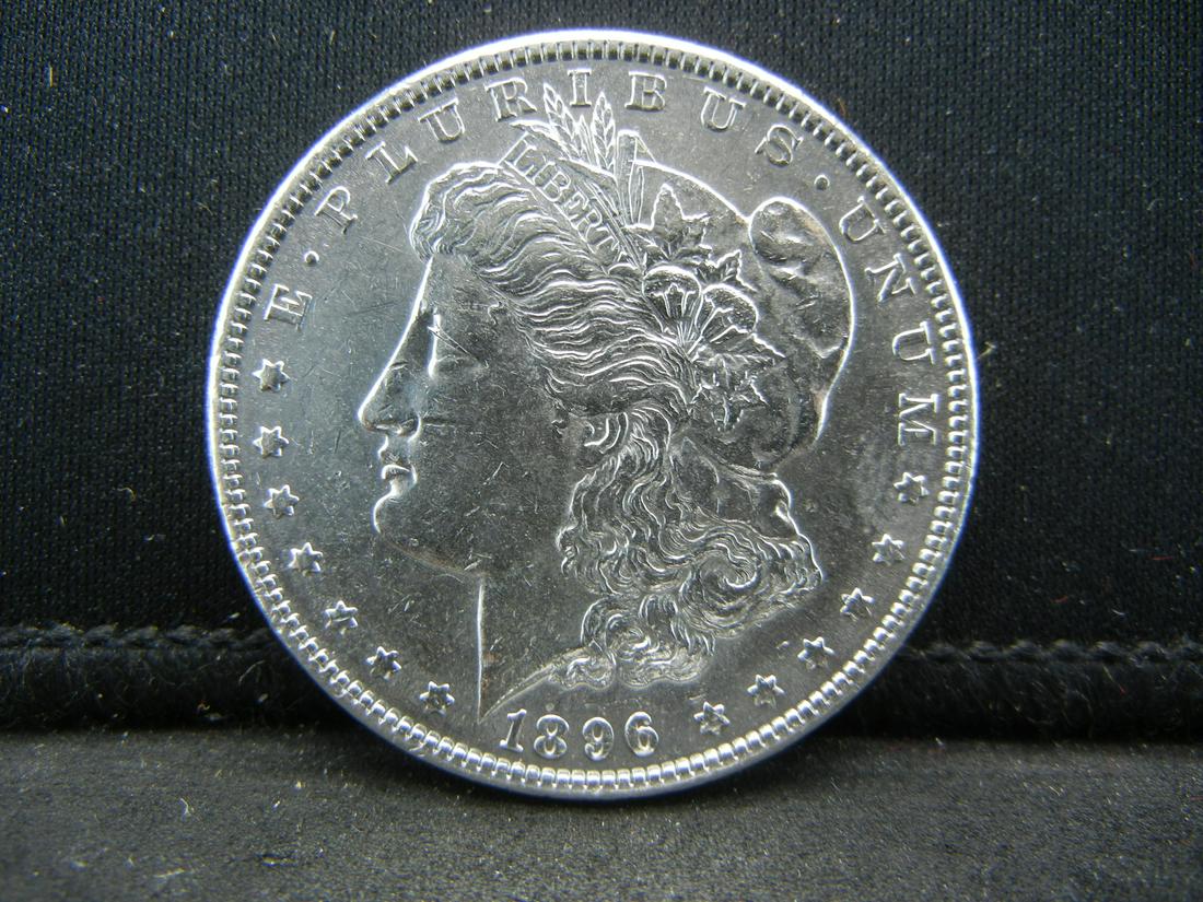 1896 Morgan Dollar AU/BU (1 of 2)