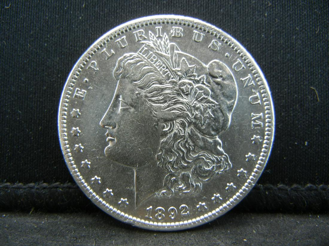 1892 S Morgan Dollar AU RARE!! (1 of 2)