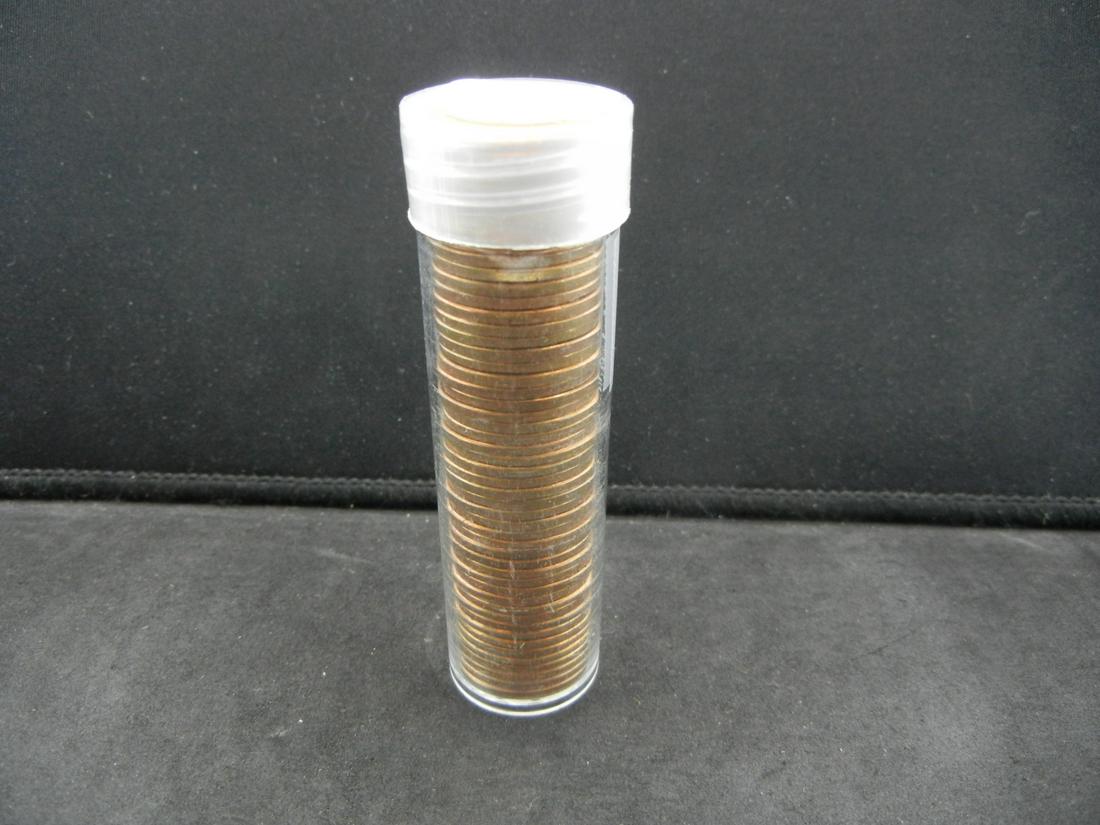 BU Roll Of Wheat 1958 Lincoln Cents Red (1 of 4)