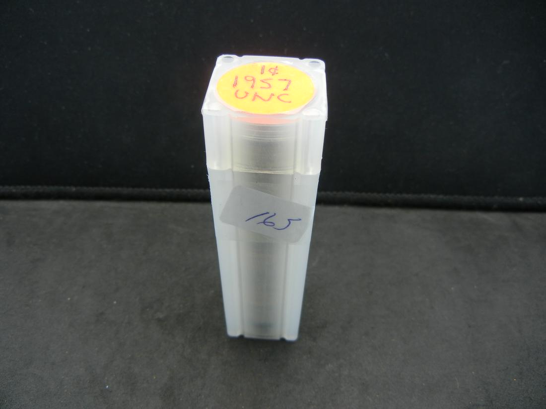 BU Roll of Wheat 1957 Lincoln Cents (1 of 4)