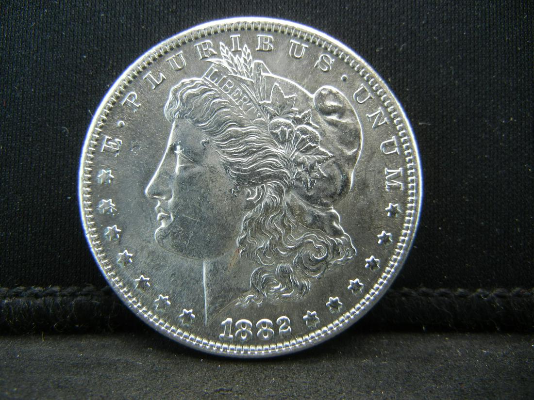 1882 S Morgan Dollar CH  BU+ Flashy (1 of 2)