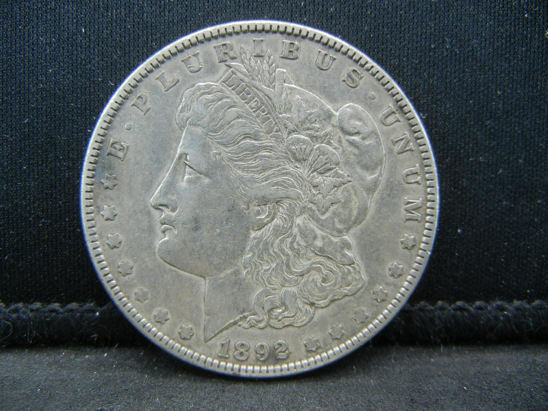 1892 Morgan Dollar XF Better date (1 of 2)