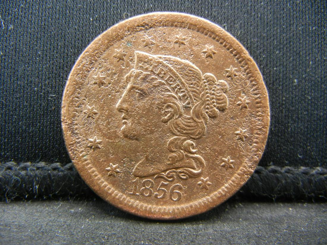 1856 Large Cent XF/AU Details (1 of 2)