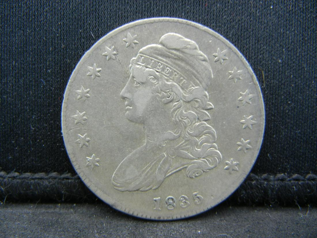 1835 Bust Half Dollar XF (1 of 2)
