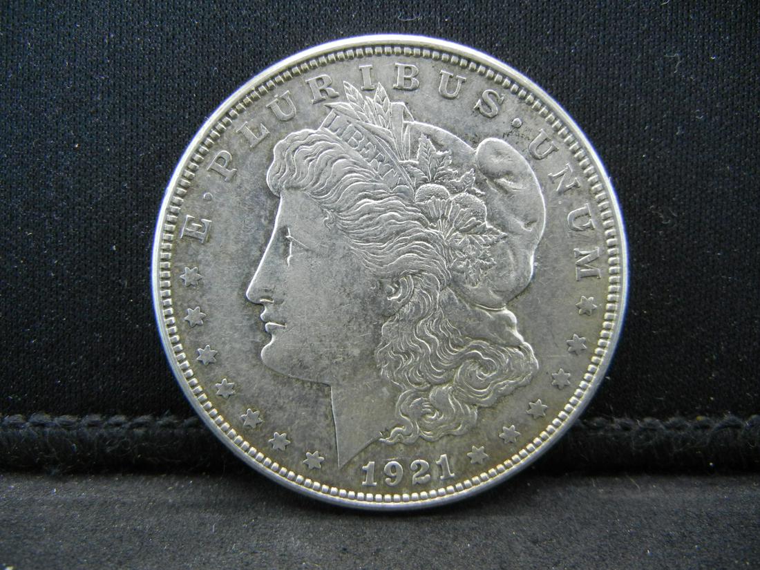 1921 D Morgan Dollar AU/BU Nice Better Date (1 of 2)