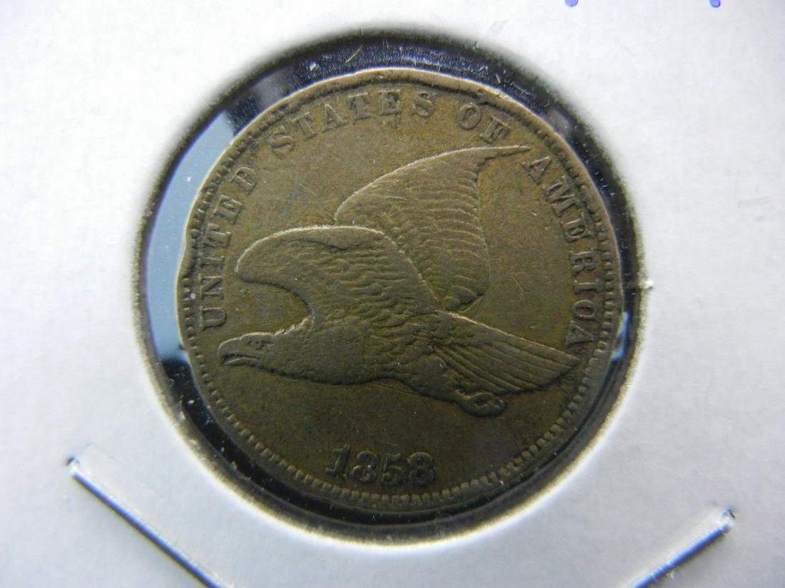 1858 Flying Eagle Cent  Small Letters with XF detail. (1 of 3)