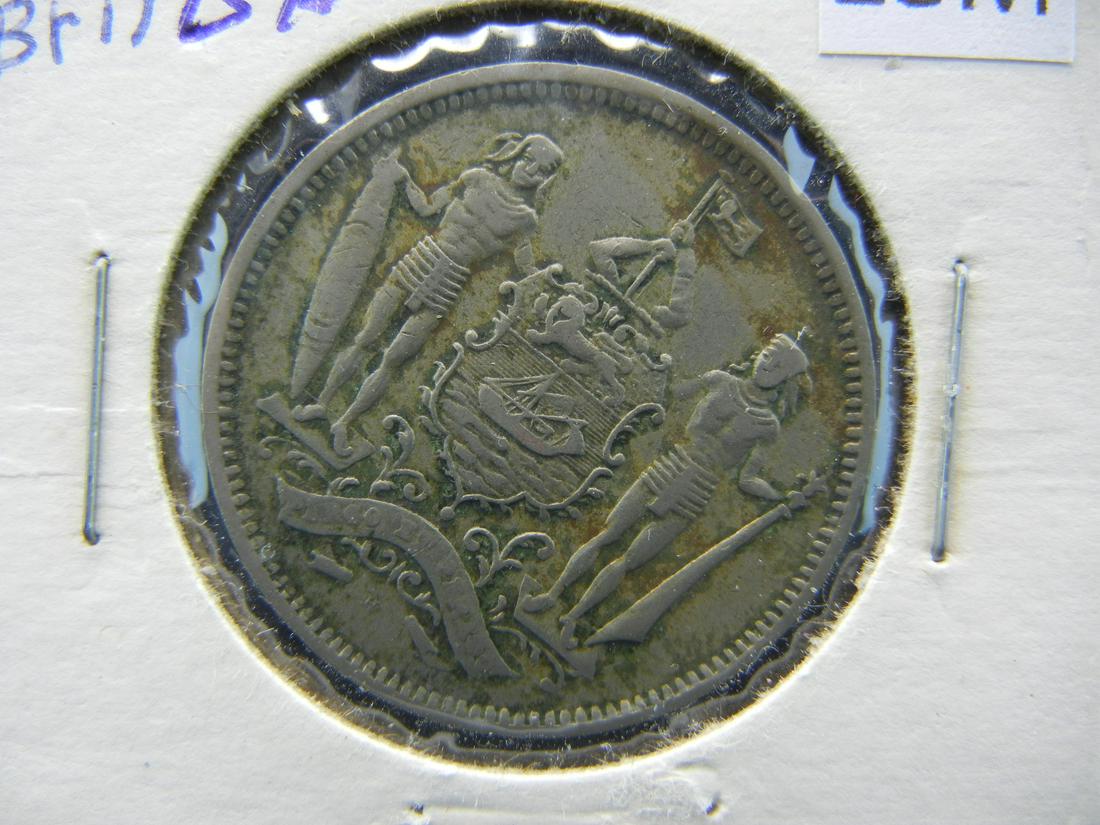 1903 North Borneo British 5 Cent Piece (1 of 3)