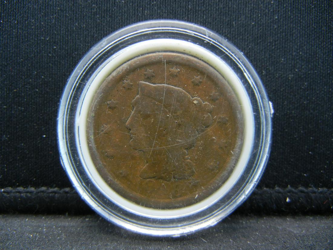 1848 US Large Cent.  Good. (1 of 2)