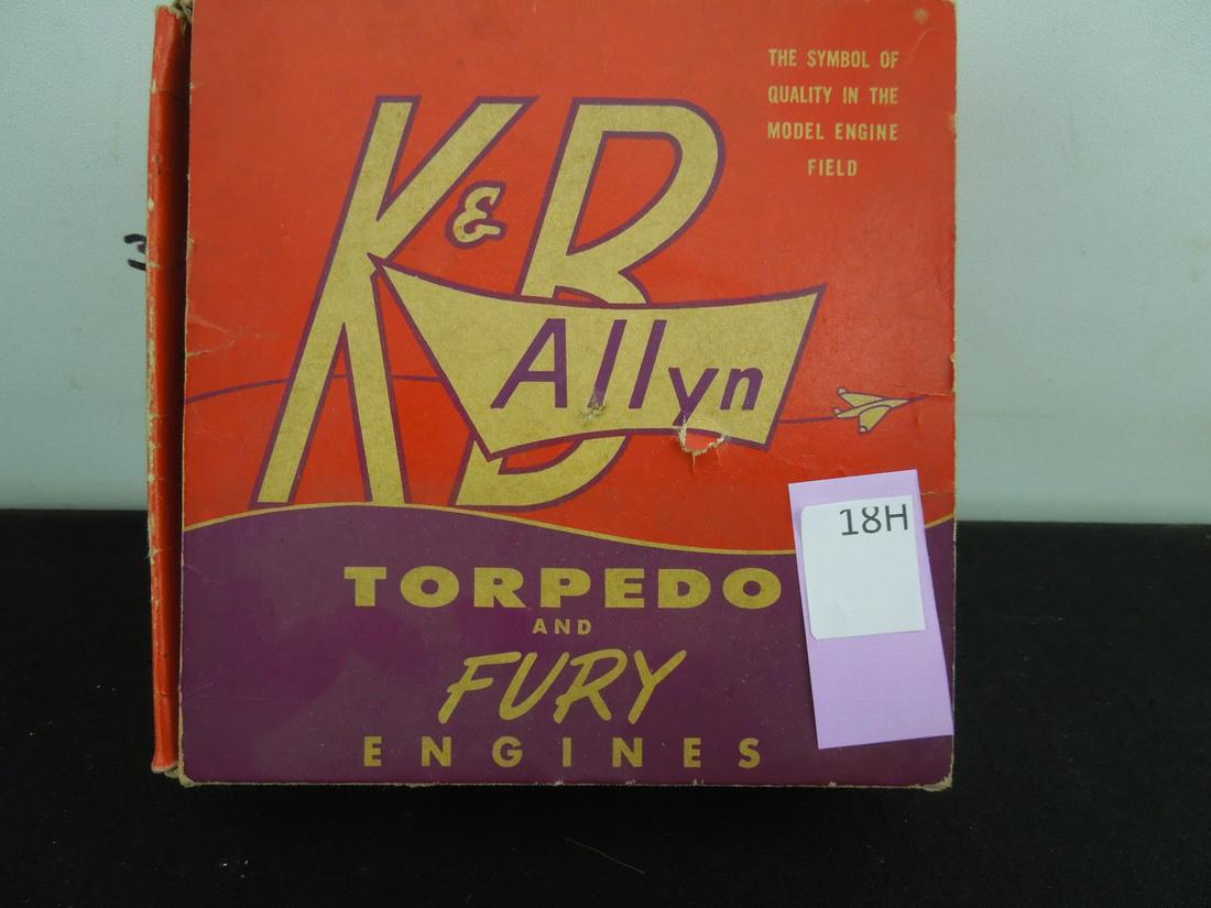 K.& B. Allyn Torpedo 35 Model Engine w/ original Box SN: K.& B. Allyn Torpedo 35 Model Engine w/ original Box SN # 7035253