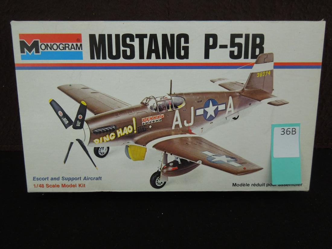 Monogram Mustang P-51B 1/48 Scale Model Kit: Monogram Mustang P-51B 1/48 Scale Model Kit