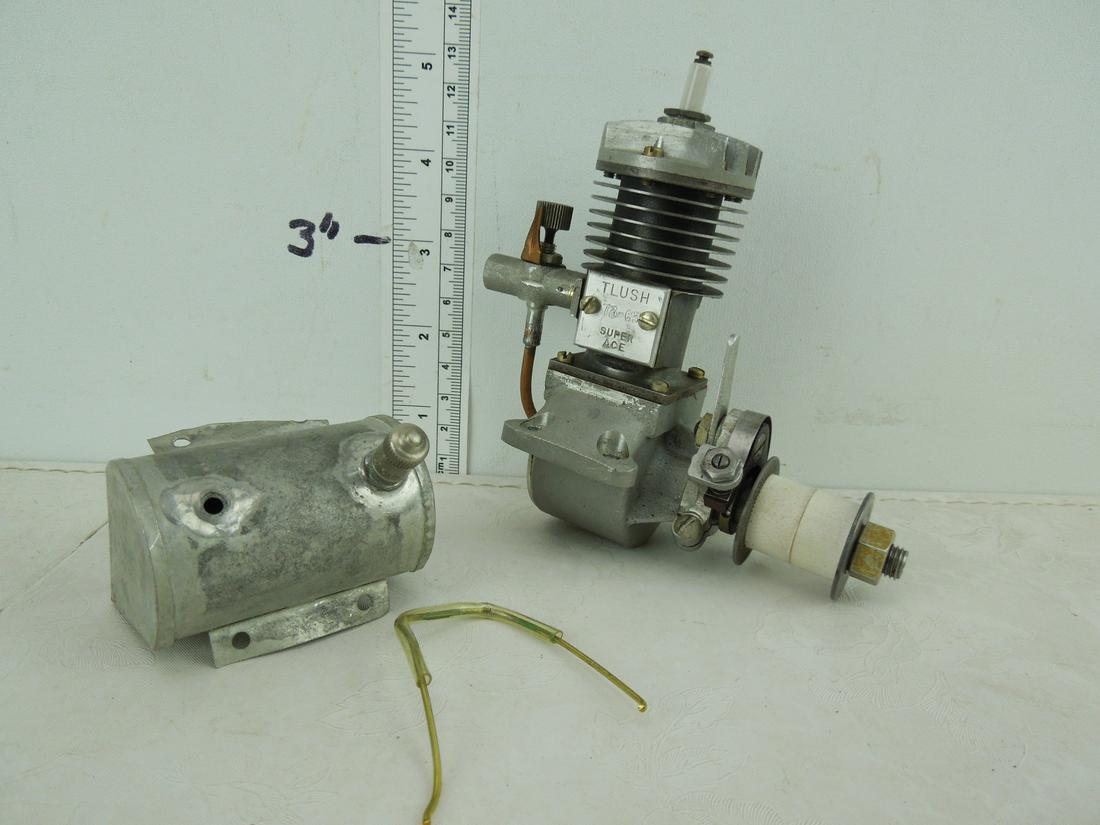 Tlush Super Ace Engine SN # 73-65 w/ tank: Tlush Super Ace Engine SN # 73-65 w/ tank