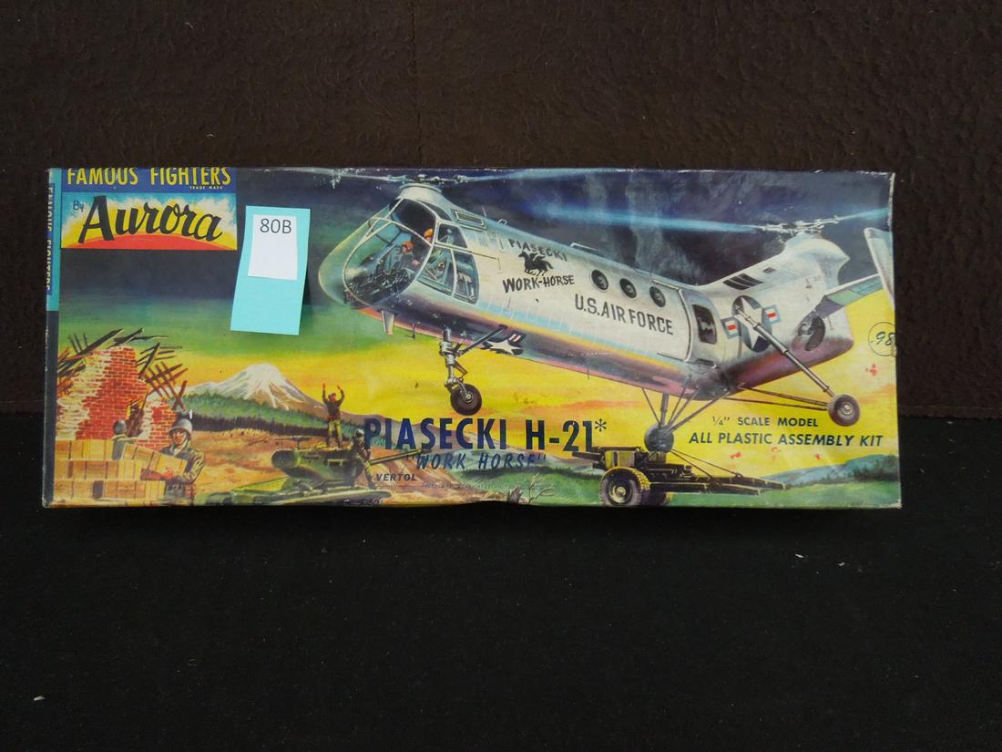 Aurora Plasecki H-21 Work Horse 1/4 scale model kit: Aurora Plasecki H-21 Work Horse 1/4 scale model kit