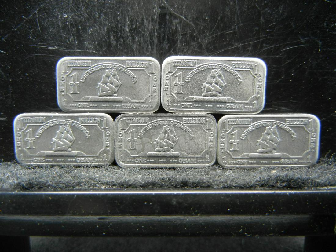 5 One Gram Titanium Mayflower Bars (1 of 2)