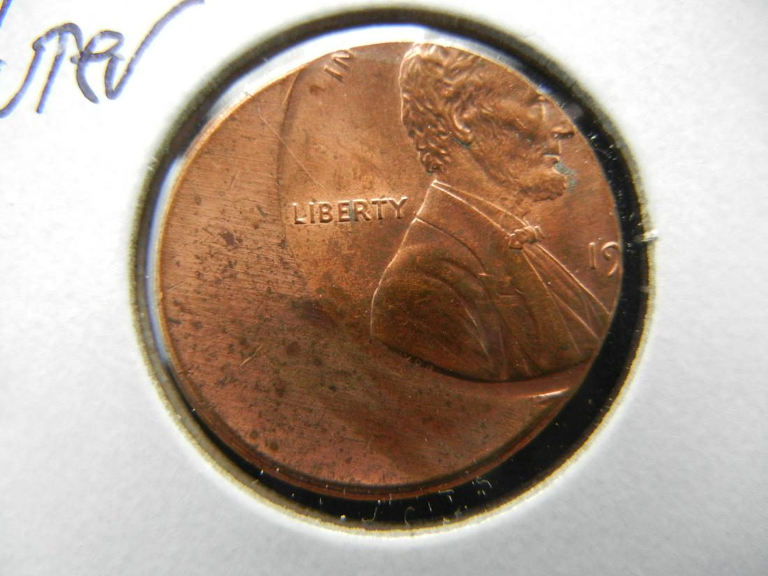 BU Lincoln Cent 40% Off Center (1 of 3)