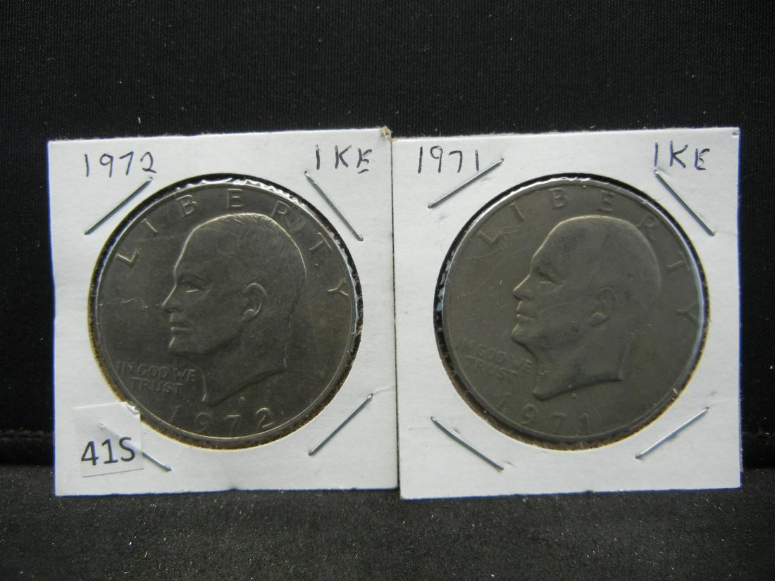 1971, 72 Ike Dollars (1 of 3)