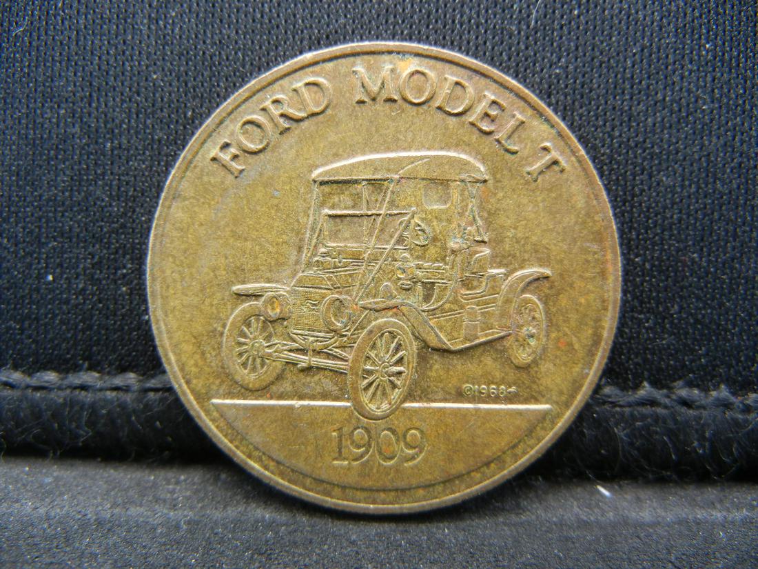 1909 FORD MODEL "T" (ANTIQUE CAR COIN SERIES), HARD TO (1 of 2)