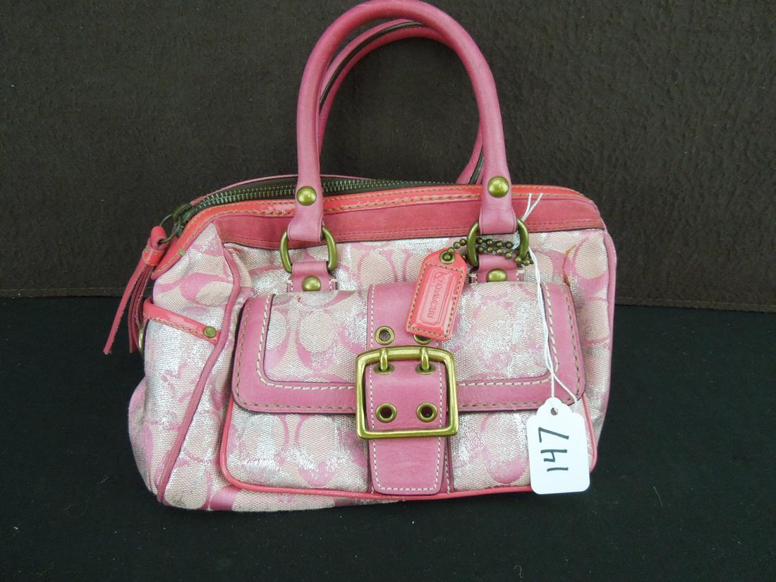 Pink Official COACH handbag.: Pink Official COACH handbag.