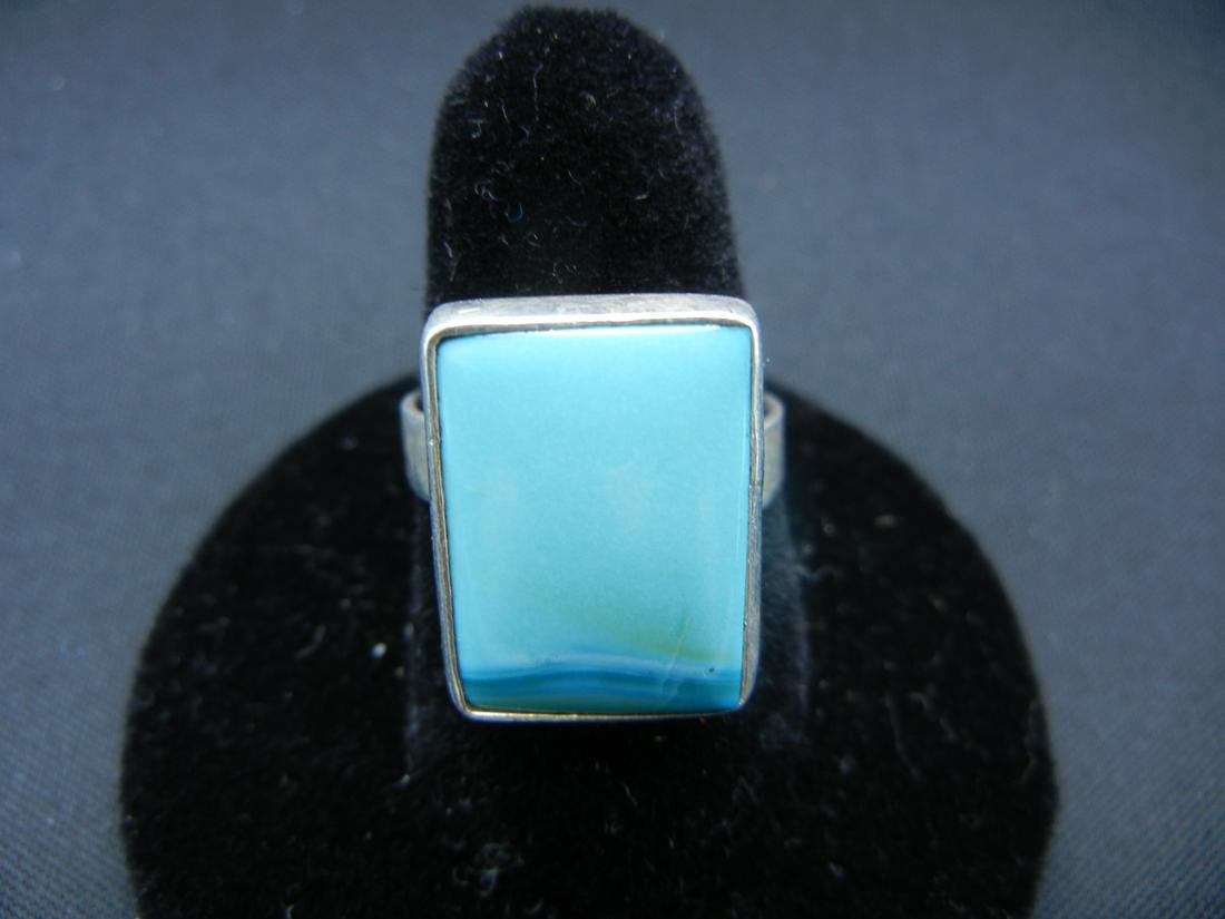 Postmodern 925 Silver ocean ring. (1 of 5)