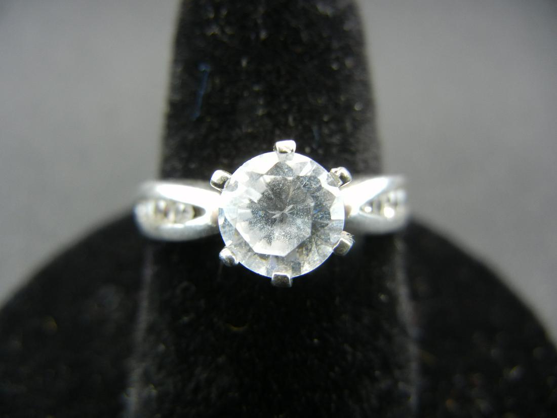 Sterling Silver Wedding Ring. Sz 6.75: Sterling Silver Wedding Ring. Sz 6.75