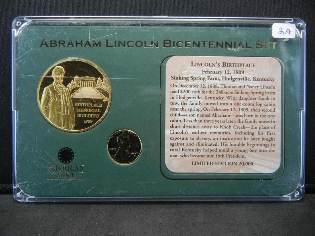 American Mint Presidential Proof Set-Abraham Lincoln (1 of 4)