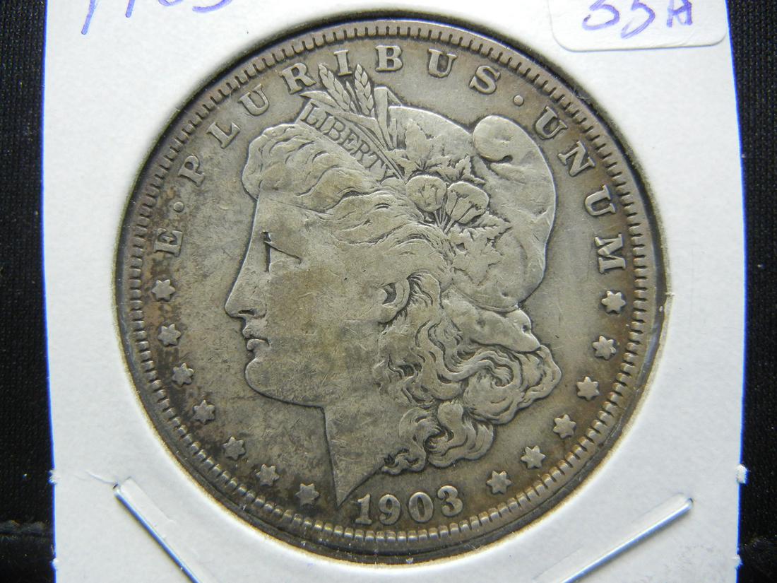1903 Morgan Silver Dollar. Nice Very Fine. Much Better (1 of 3)