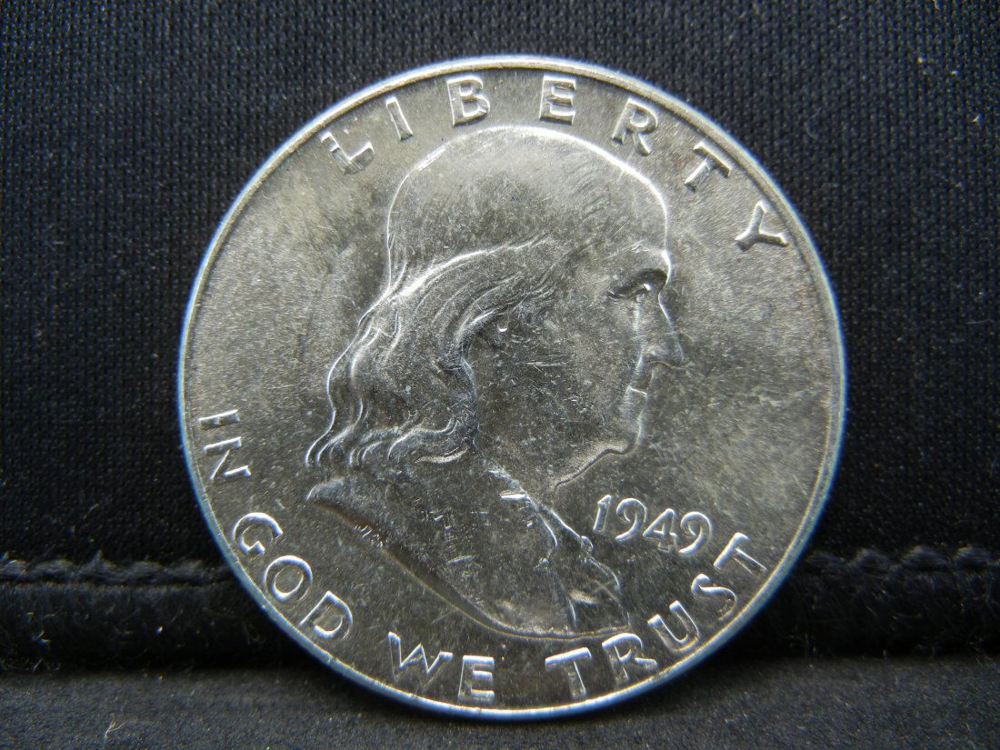 1949 Franklin Half Dollar CH BU (1 of 2)