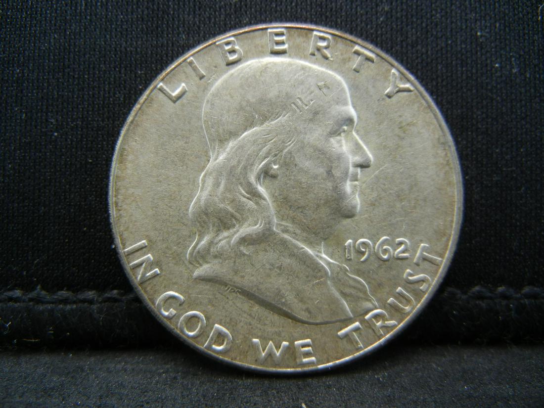 1962 Franklin Half Dollar CH BU (1 of 2)