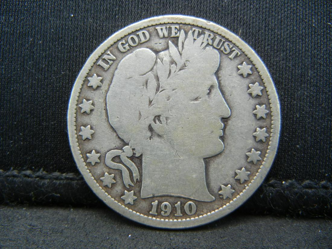 1910 Barber Half Dollar  VG (1 of 2)