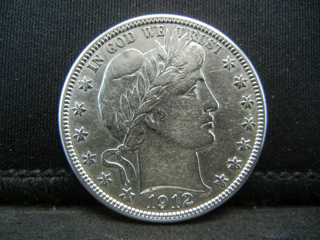 1912 Barber Half Dollar AU (1 of 2)