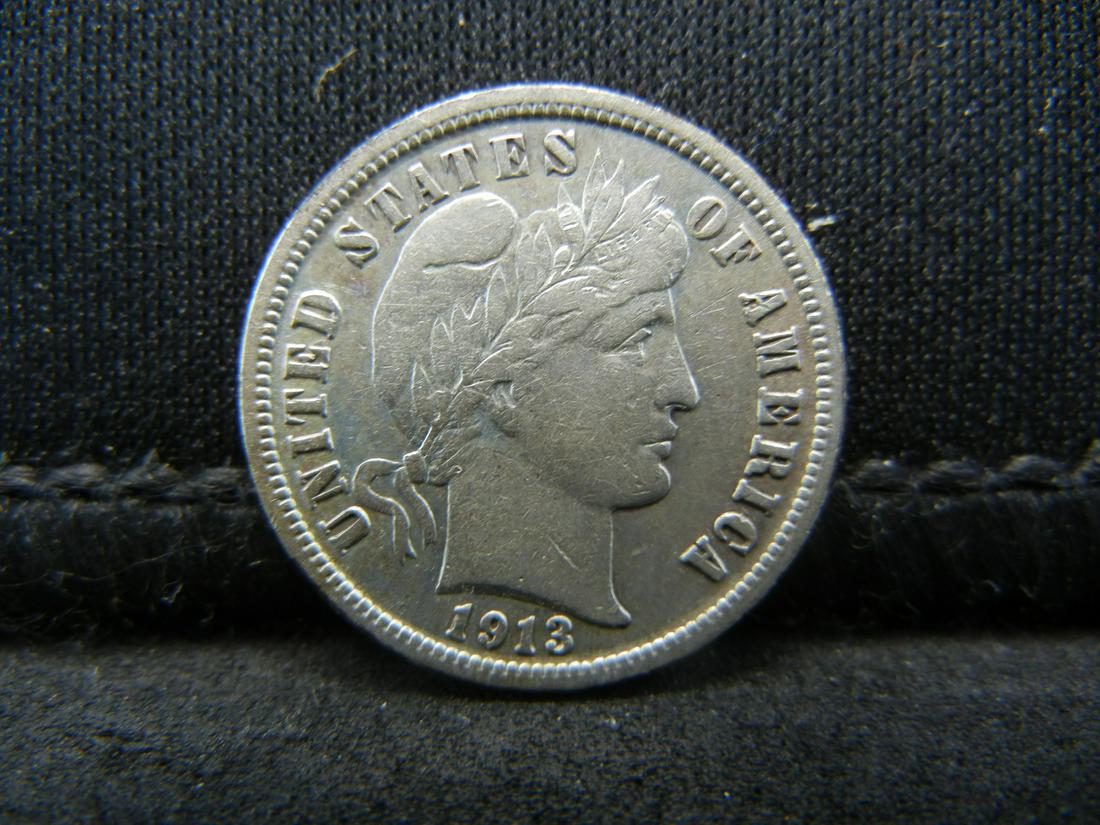 1913 Barber Dime XF (1 of 2)