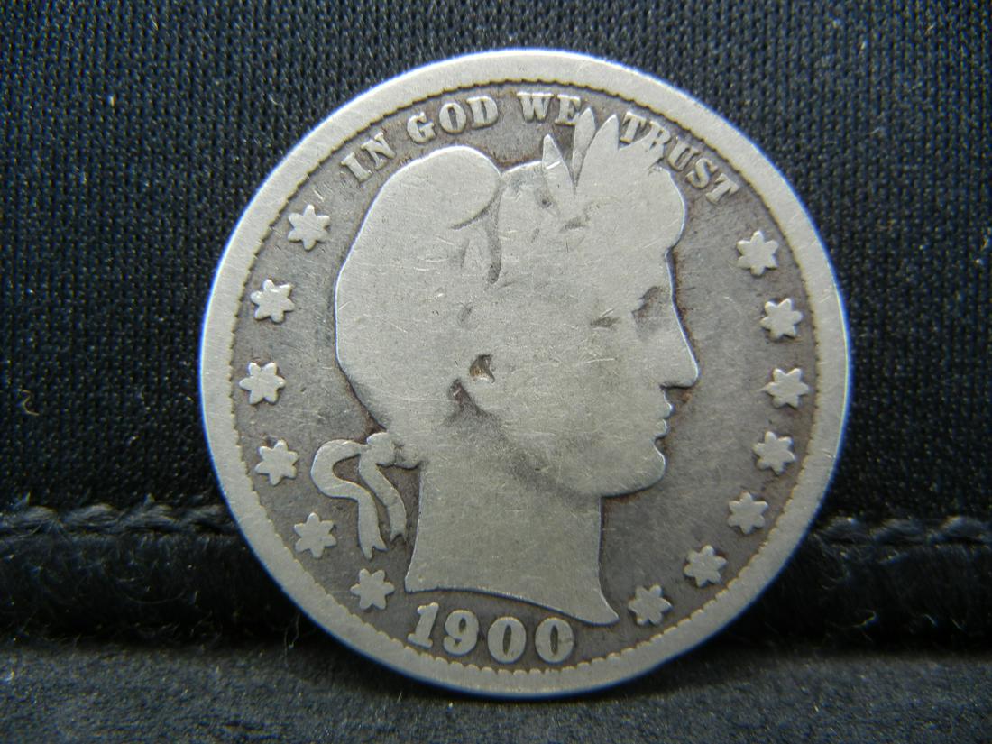 1900 Barber Quarter G/VG (1 of 2)