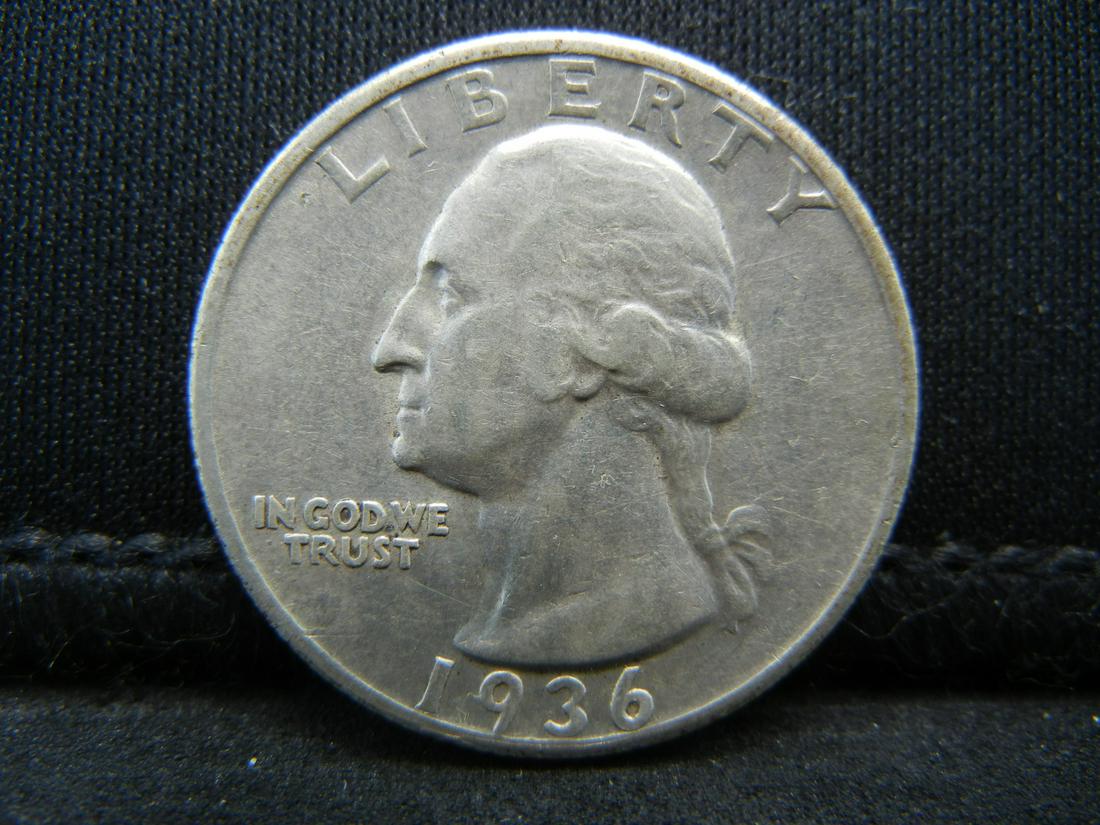 1936 S Washington Quarter XF (1 of 2)