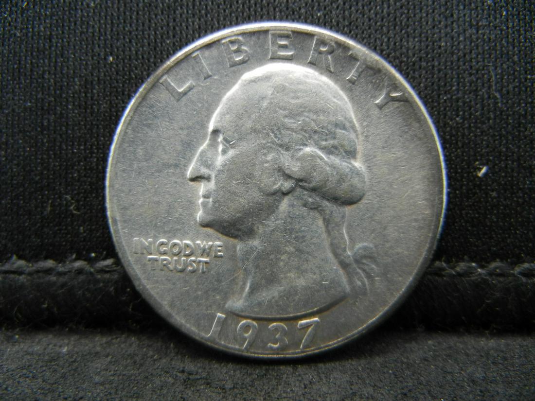 1937 Washington Quarter AU Better Date (1 of 2)