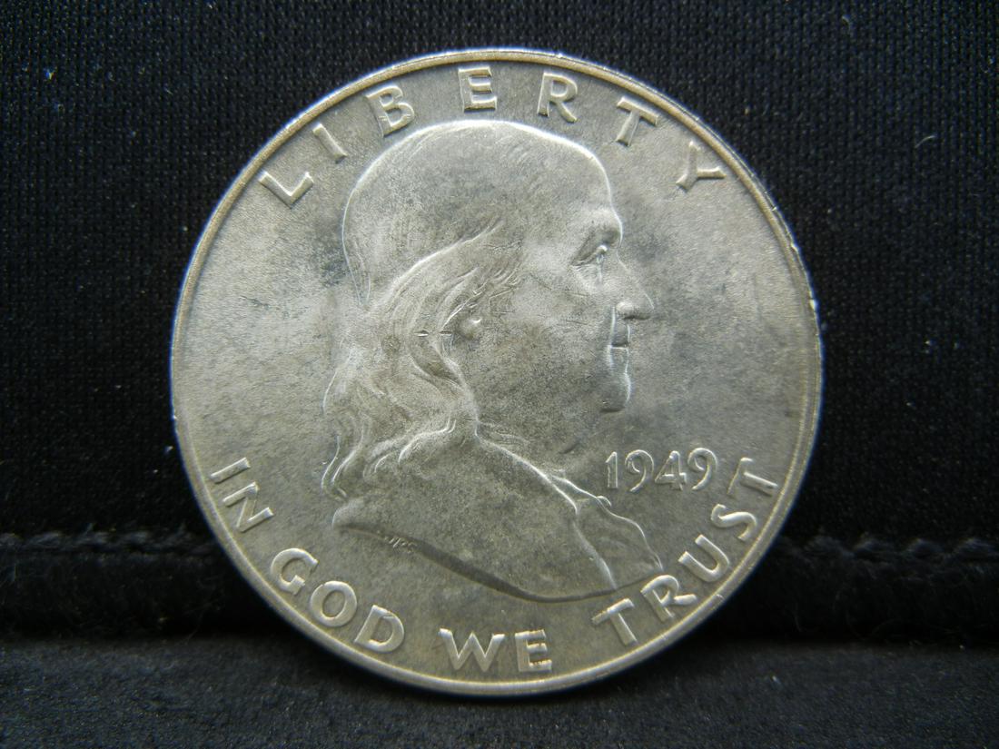 1949 D Franklin Half Dollar CH BU Key Date (1 of 2)