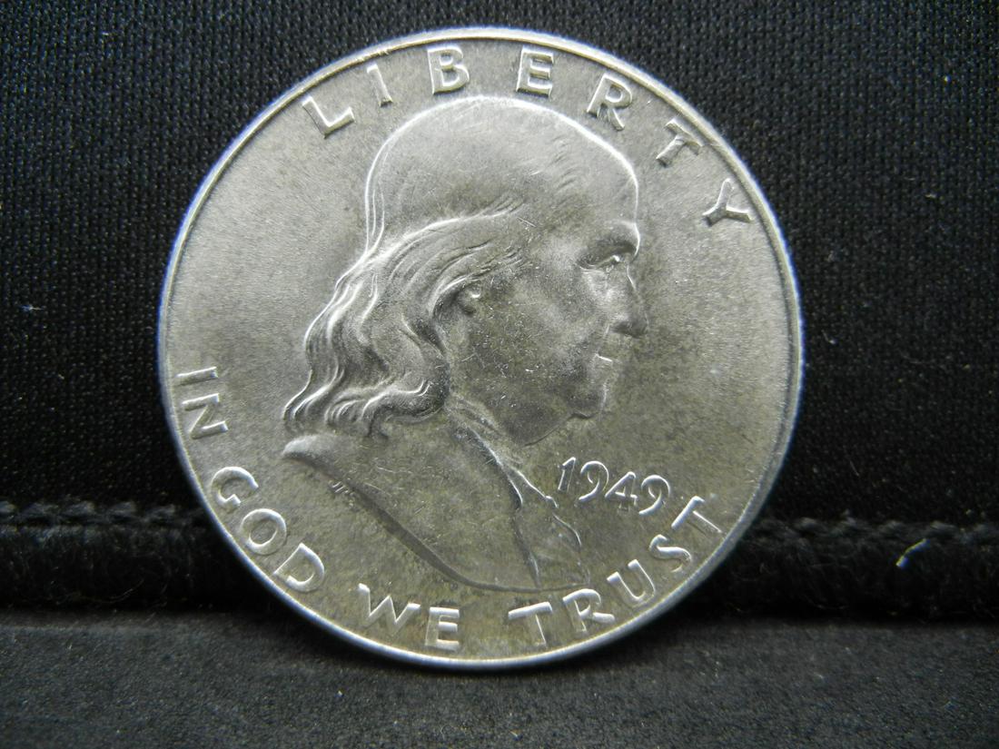 1949 Franklin Half Dollar CH BU better date (1 of 2)