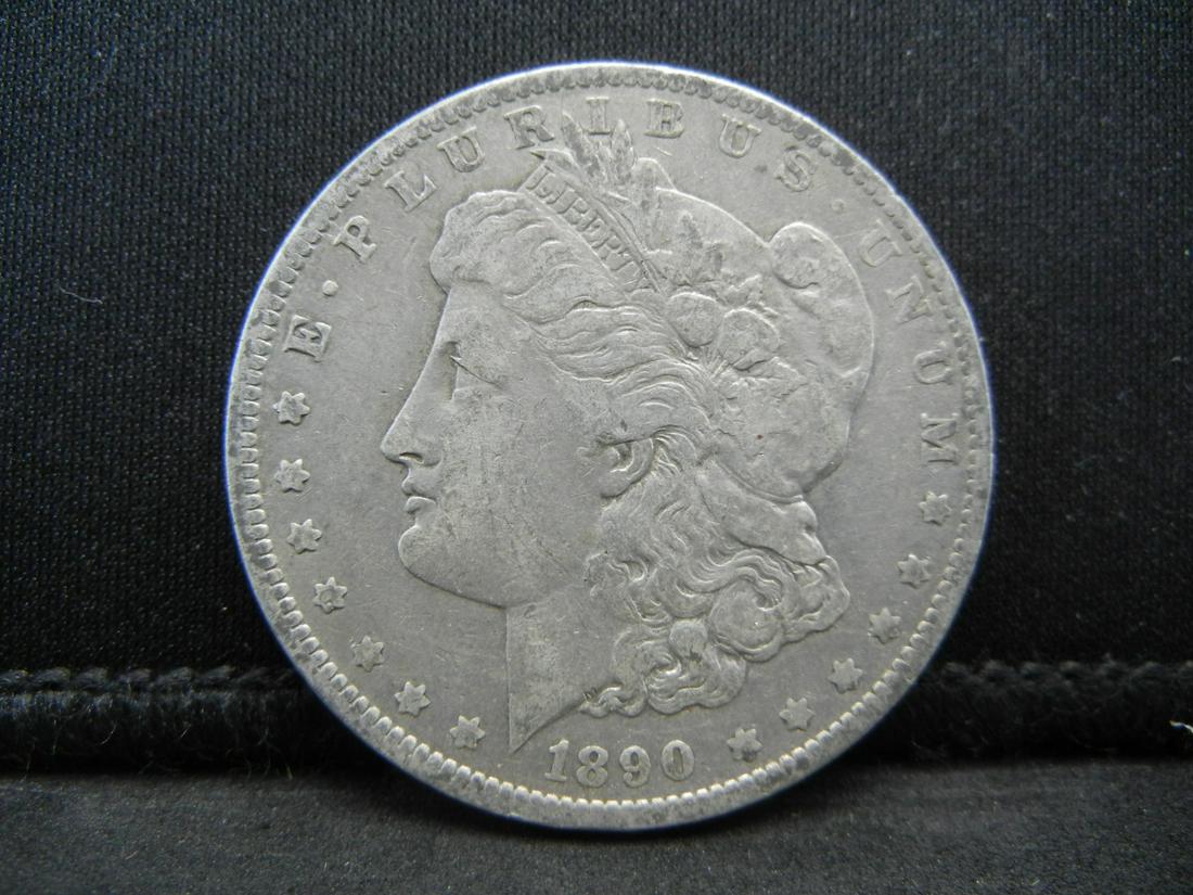 1890 O Morgan Dollar VF Better date (1 of 2)