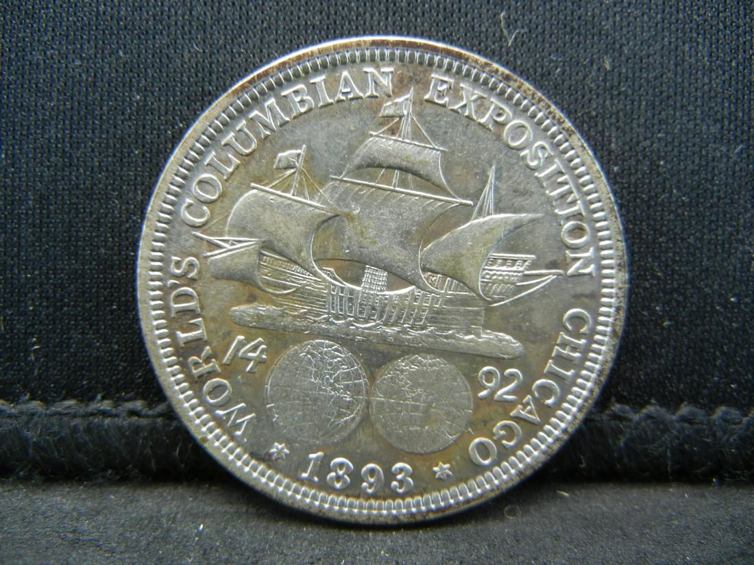 1893 Columbian Half Dollar Commemorative (1 of 2)