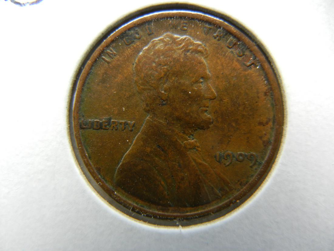 1909 VDB Lincoln Wheat Cent Choice AU (1 of 3)