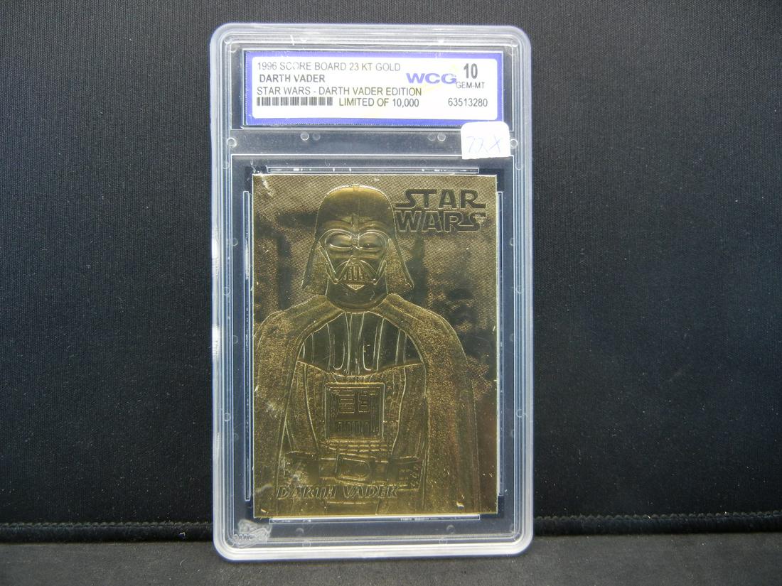 STAR WARS "DARTH VADER/DARTH VADER EDITION", 23K GOLD, (1 of 4)