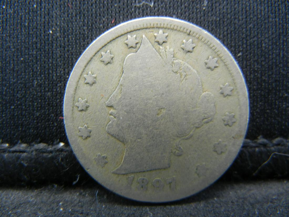 1897 V-Nickel. (1 of 2)