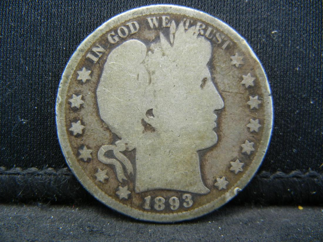 1893 Barber Half Dollar (1 of 2)