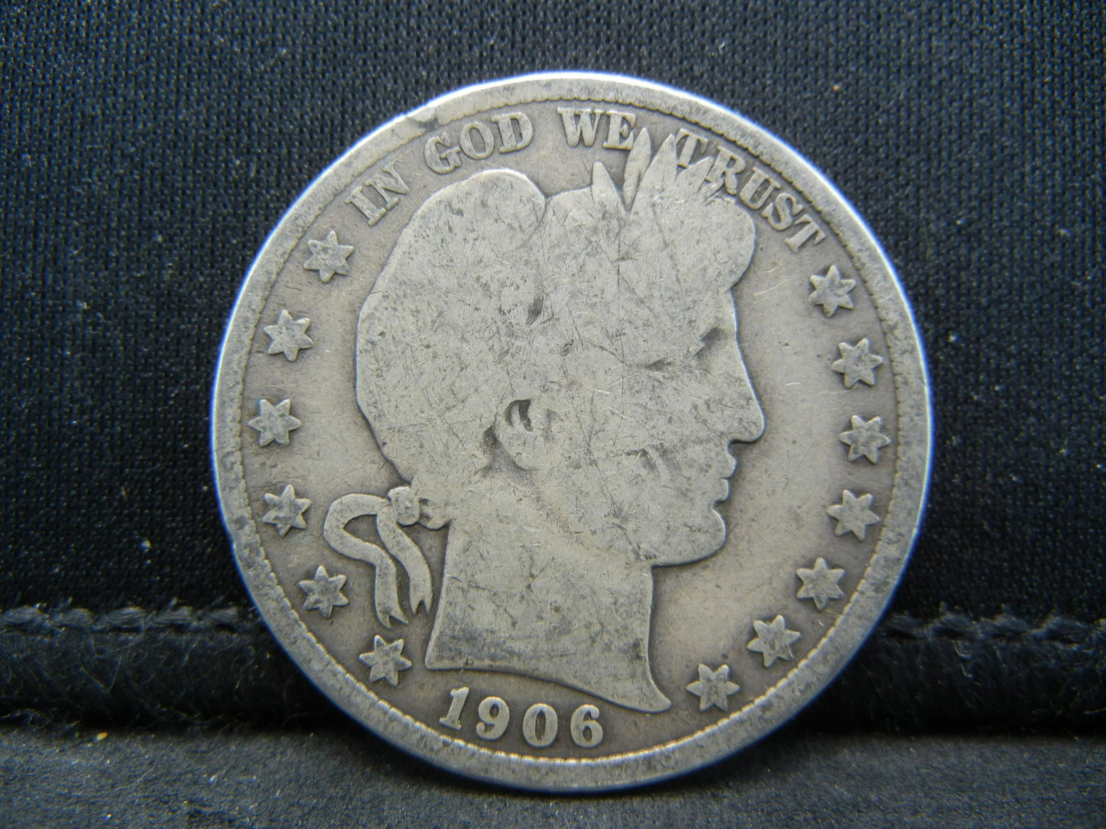 1906-D Barber Half Dollar Good (1 of 2)