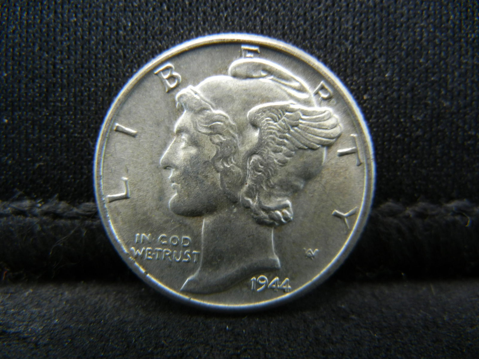 1944 Mercury Dime AU/BU (1 of 2)