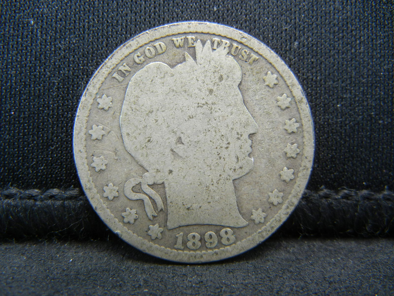 1898-S Barber Quarter Good Better Date (1 of 2)