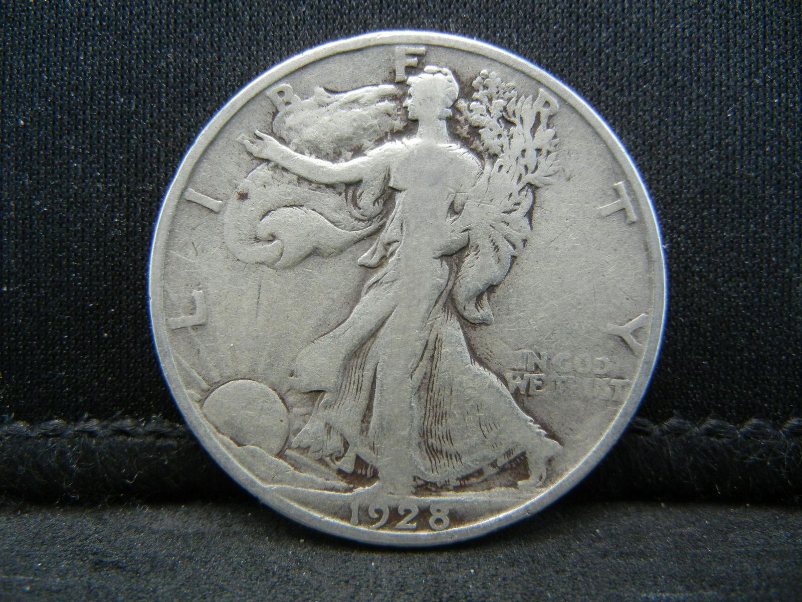 1928-S Walking Liberty Half Dollar Fine Better Date (1 of 2)