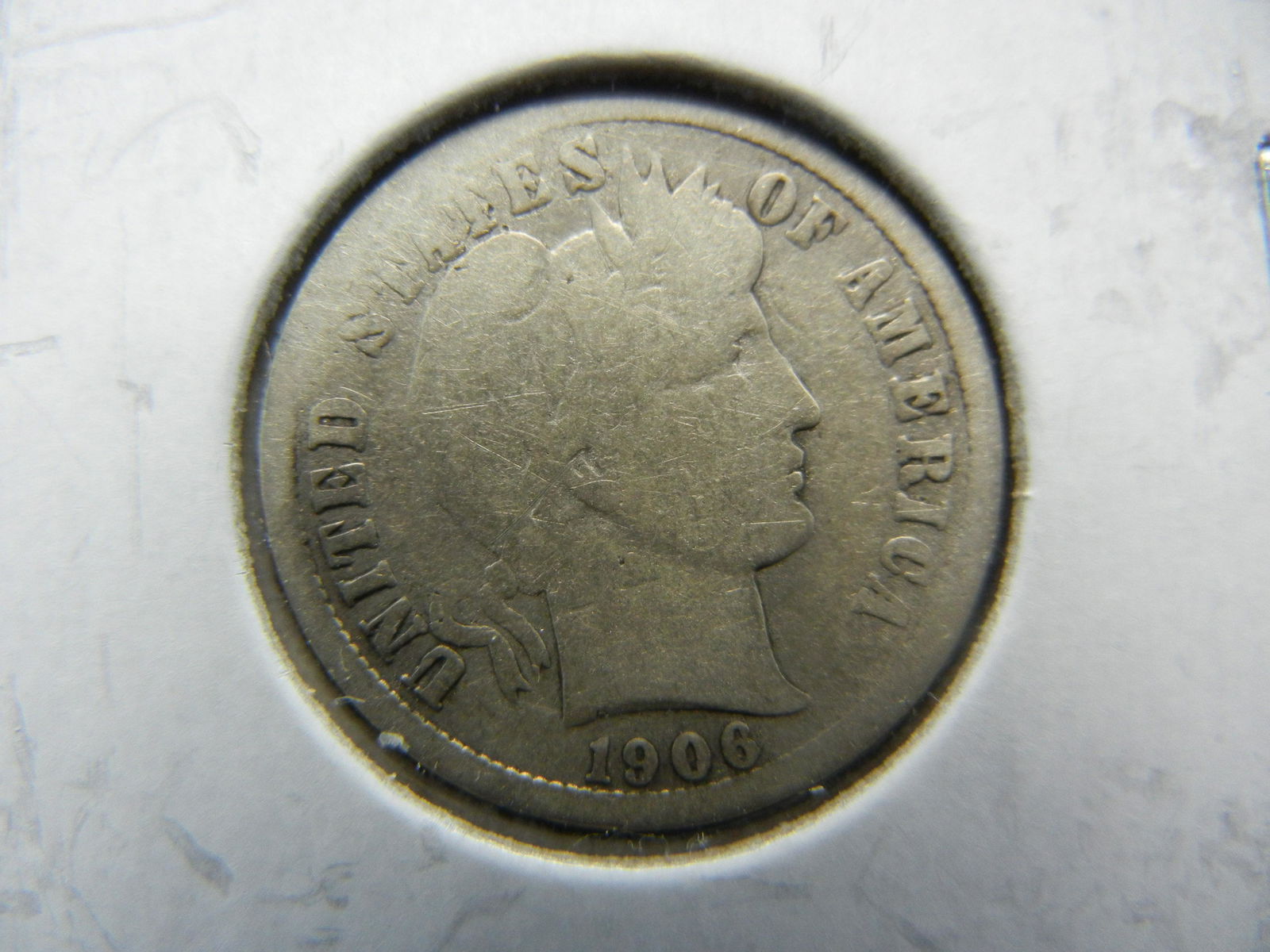 1906-D Barber Dime (1 of 3)