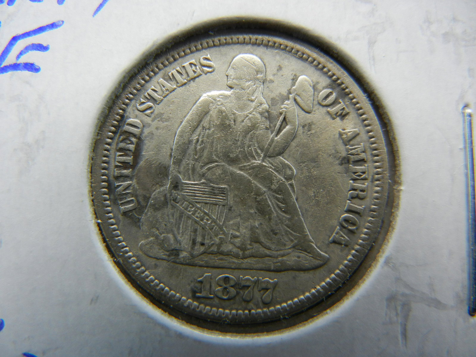 1877 Seated Liberty Dime (1 of 3)